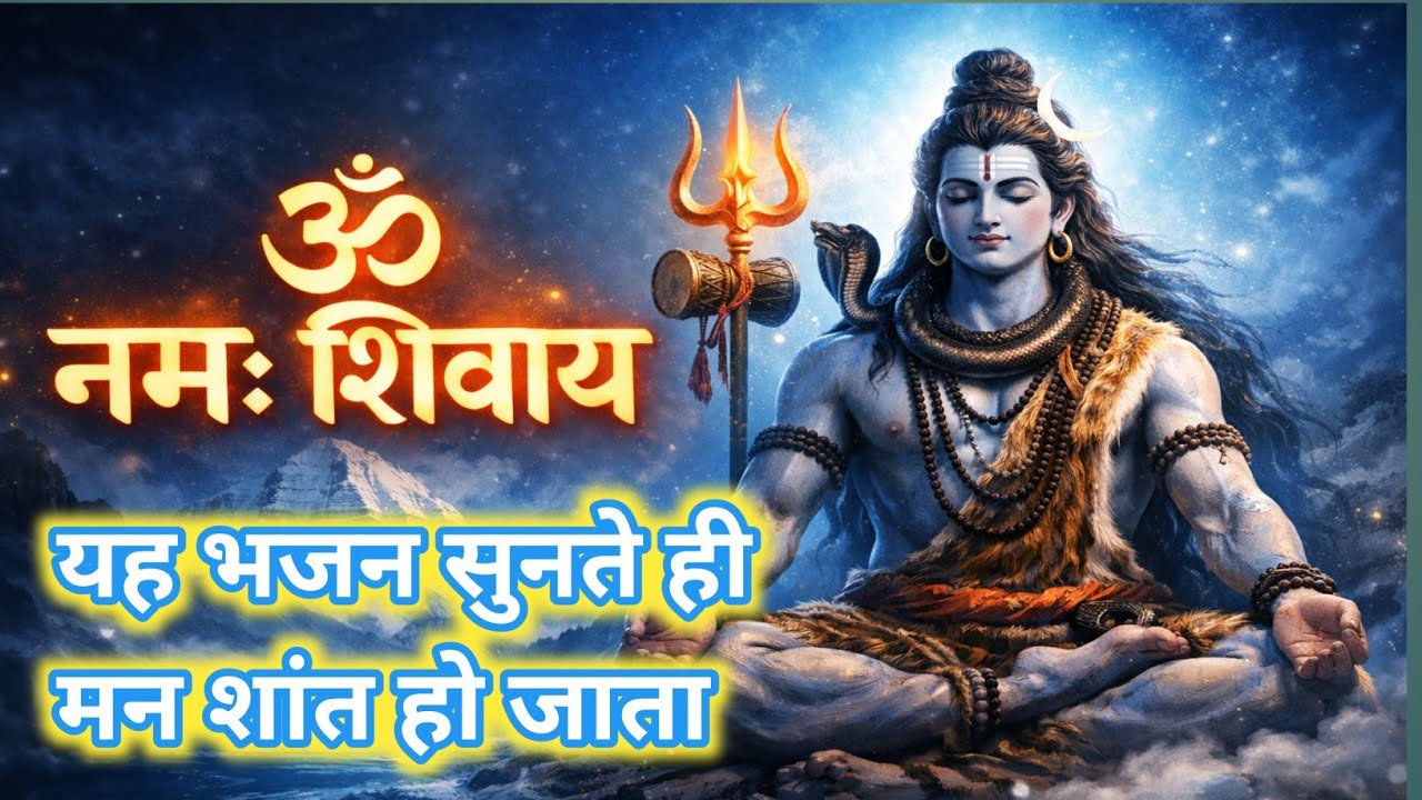 ॐ नमः शिवाय 🙏 यह भजन सुनते ही मन शांत हो जाता है | Mahadev Bhajan