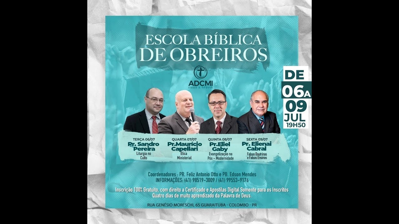 EBO I PR ELIENAI CABRAL I FALSOS DOUTRINAS E FALSOS ENSINOS