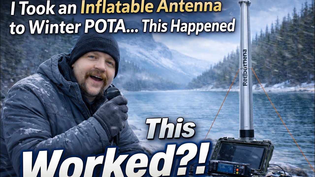 Inflatable HF Antenna