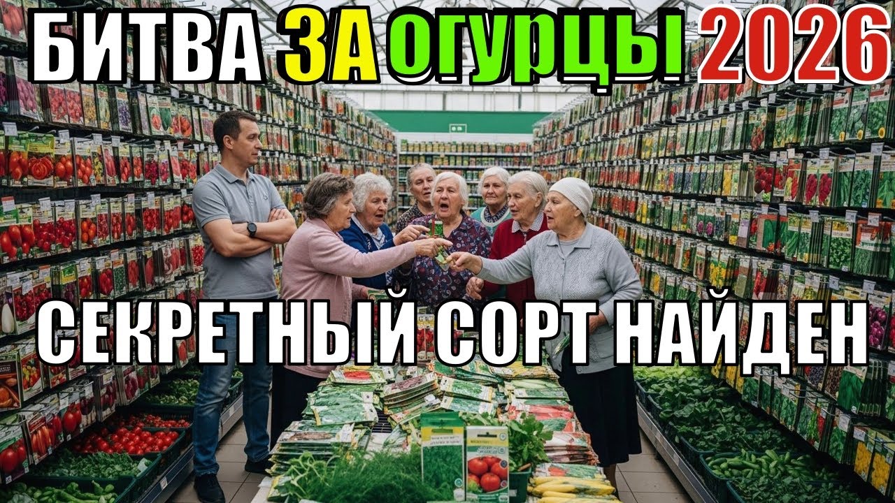 Какой сорт огурцов лучше в 2026? Битва хозяек в садовом центре закончилась неожиданно