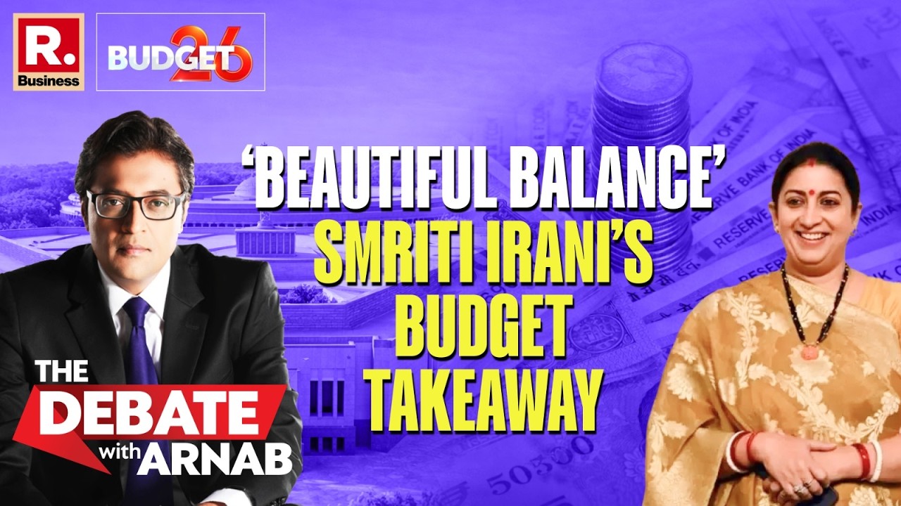 Budget 2026 : Smriti Irani Exclusive With Arnab Goswami I Nirmala Sitharaman I Budget
