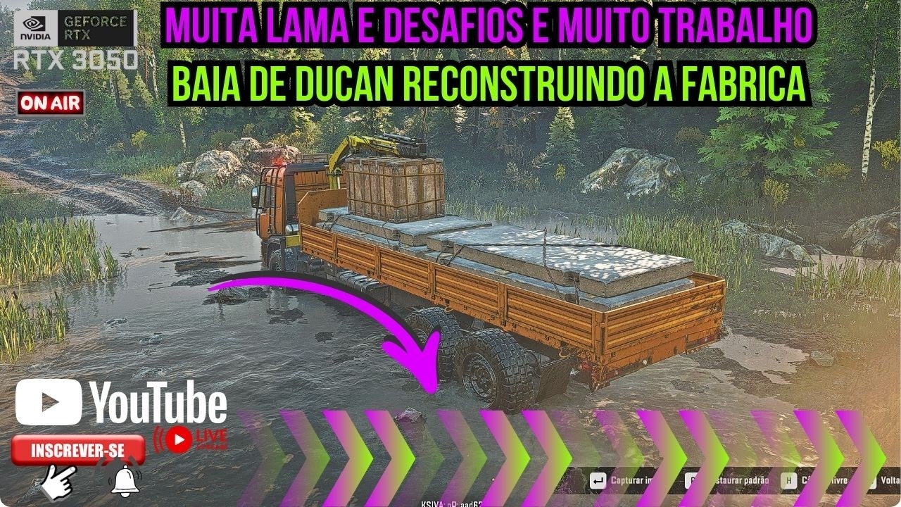 SNOWRUNNER  OFF ROUD AO EXTREMO TAREFAS E CONTRATOS EM BAIA DE DUCAN RECONSTRUÇÃO DA FABRICA