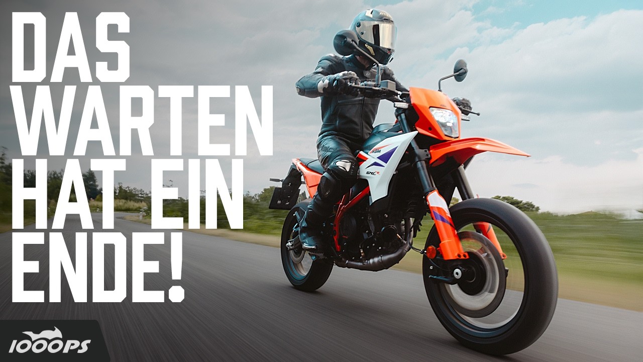 ENDLICH! Die günstige Supermoto KTM 390 SMC R im Test!