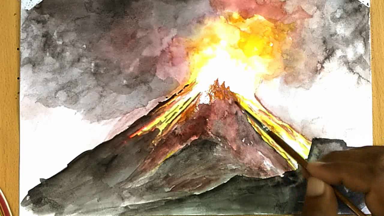 How to Draw a Volcano (painting)