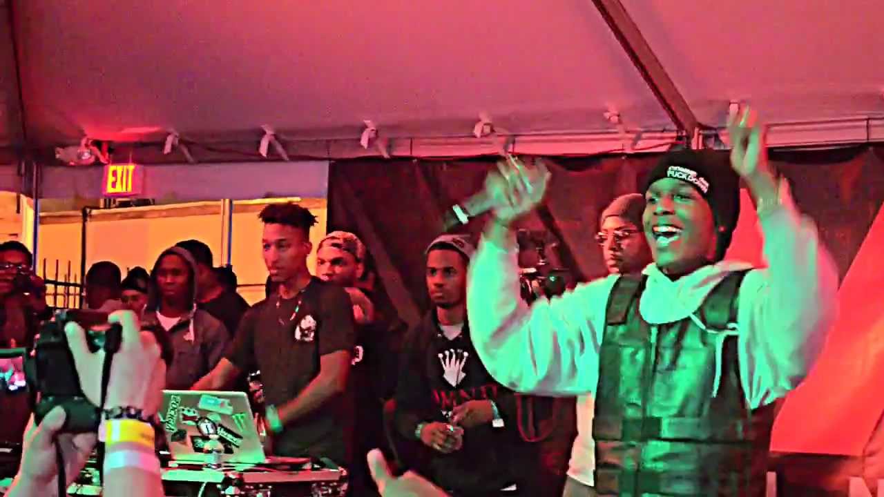 ASAP Rocky killing the SXSW w/Schoolboy Q, Kendrick Lamar, Smoke Dza, etc.