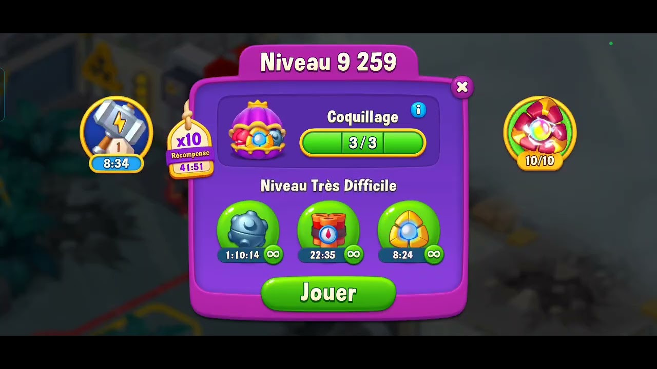 Fishdom level 9250 to 9270 / niveau 9250 au 9270