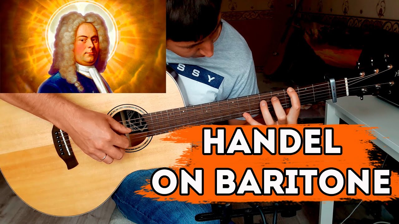Lascia ch'io pianga (G. F. Handel) on Baritone Guitar