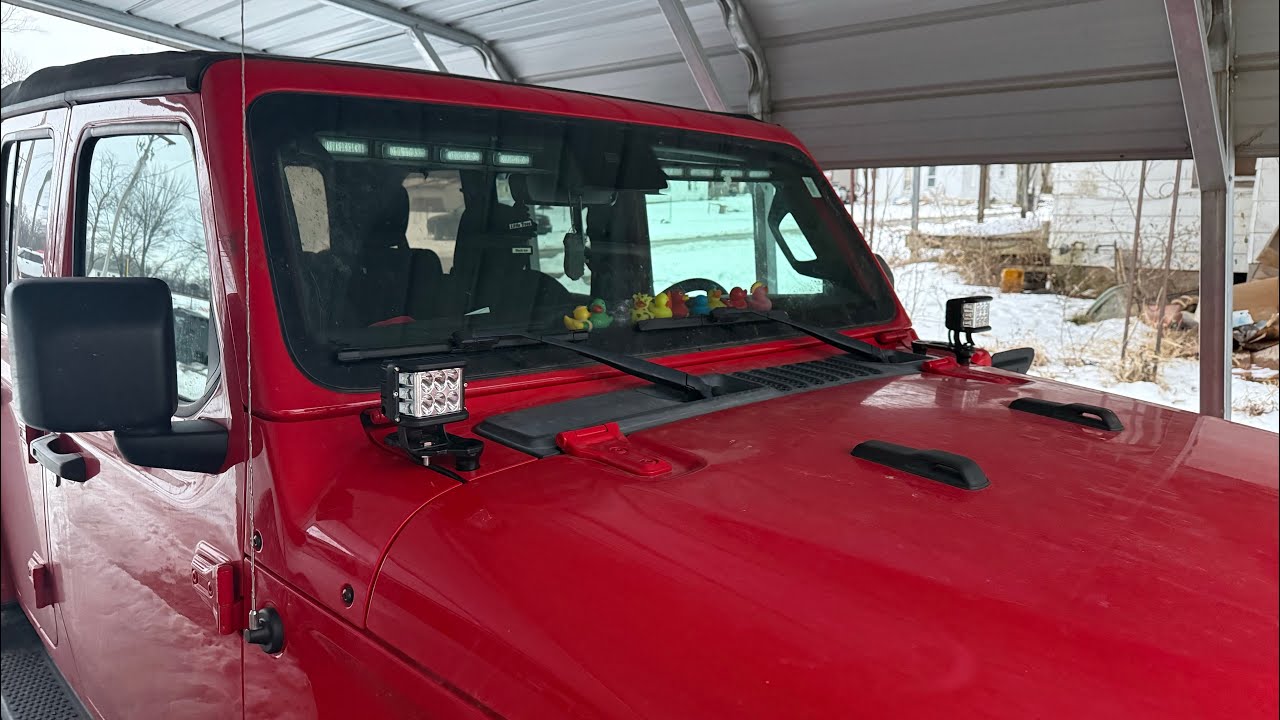 Installing new light pods on my wrangler 