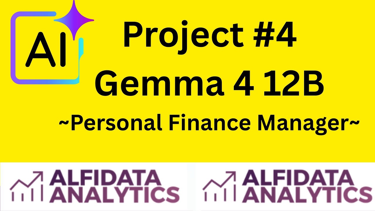 Gemma 4 12b - Project #4 - Personal Finance Manager ! Run a LOCAL LLM on your computer for FREE !