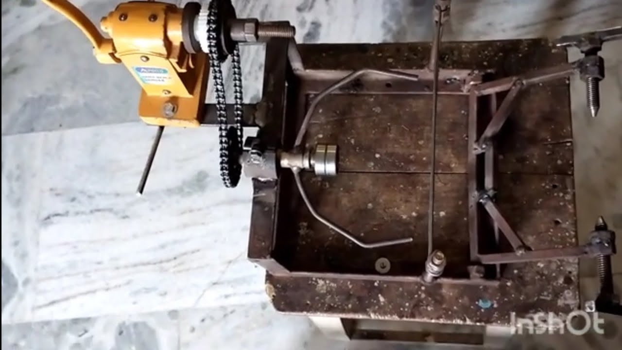 नया CEILLING fan winding machine में winding कितना बढिया हो रहा है...........