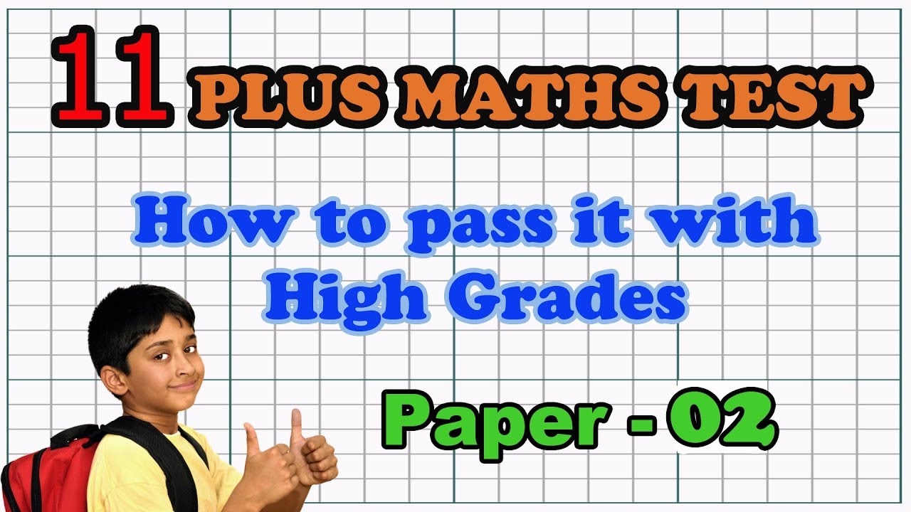 11 Plus Maths Practice Papers - Paper 02