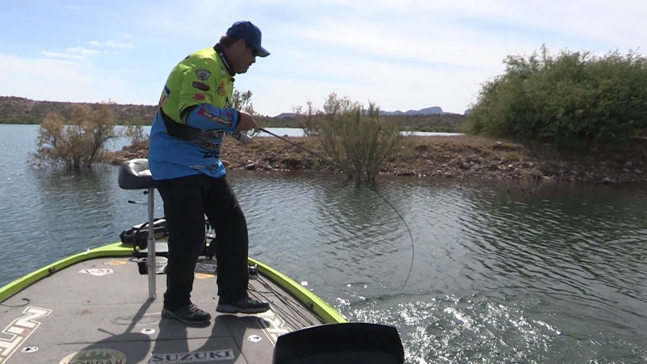 Fishing with Johnny Johnson - Lake Pleasant, AZ – Senkos For Late Spawn – April, 2016