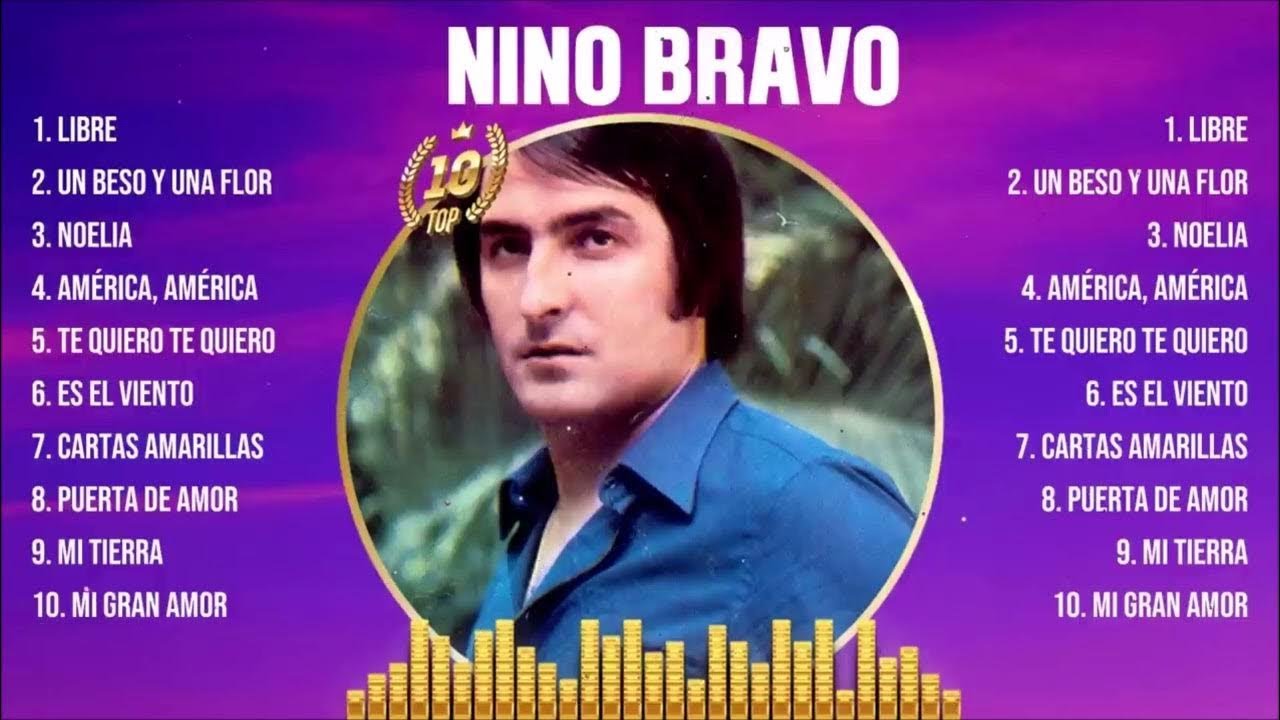 Nino Bravo Medley Libre Un beso y una flor Noelia Amrica Amercia Te quiero Te quiero Cartas amarilla