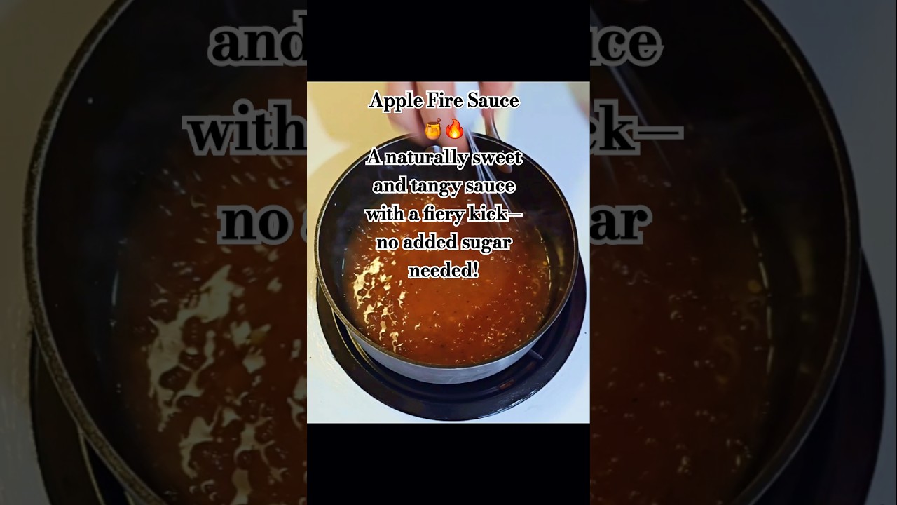 Apple Fire Sauce: Sweet, sour, spicy! Recipe in 10 min. Try it!🔥
