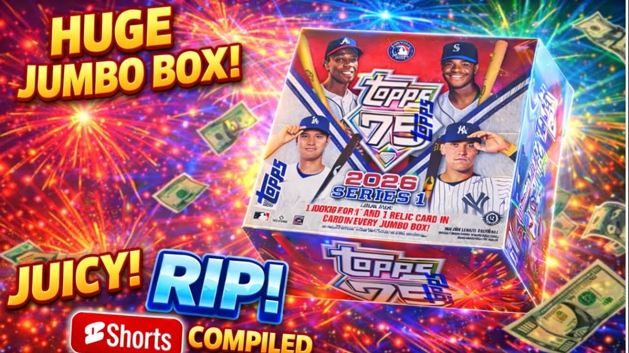 HUGE 2026 Topps Series 1 JUMBO Box… Was It JUICY?! Shorts Compiled. 💥