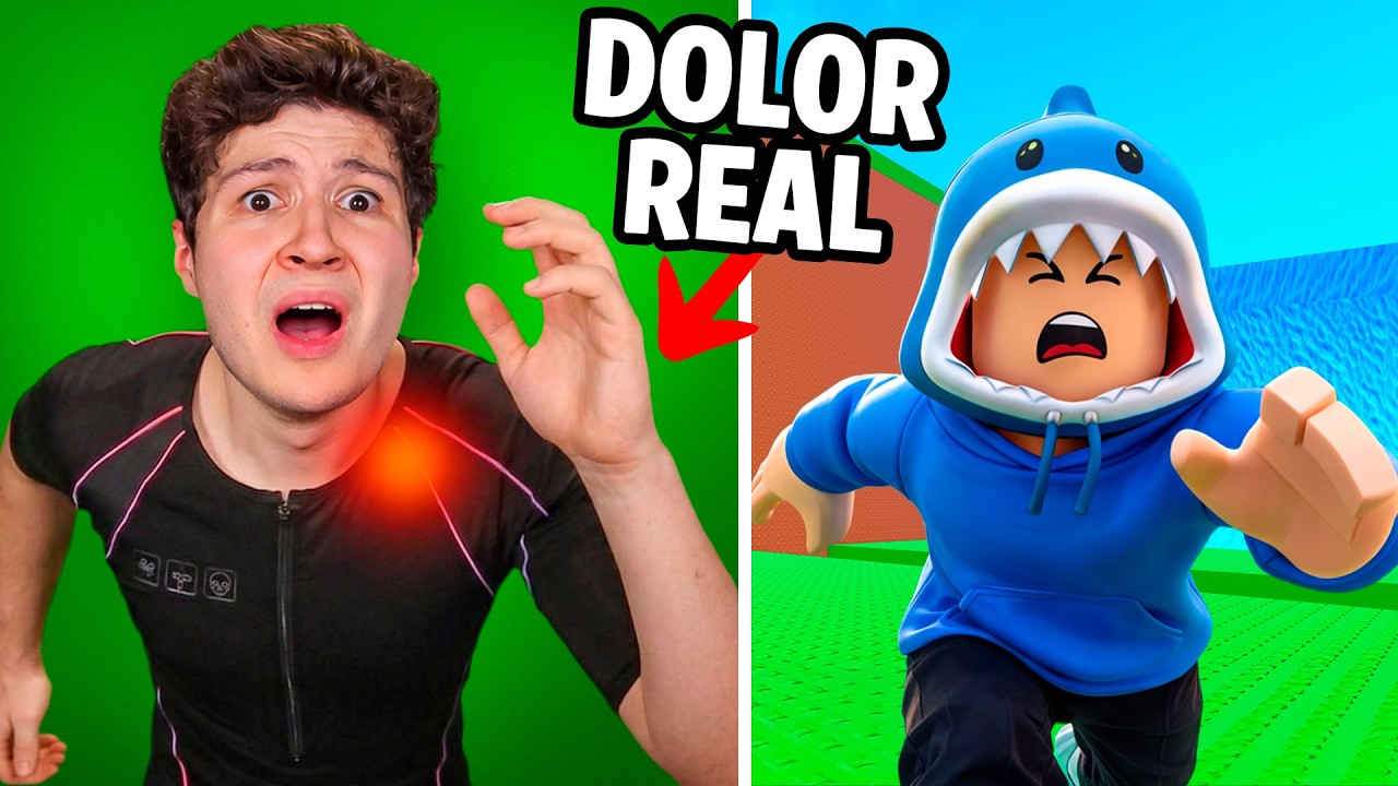 Jugué ESCAPA del TSUNAMI pero Siento DOLOR en la VIDA REAL! 😵🔪 (Roblox)
