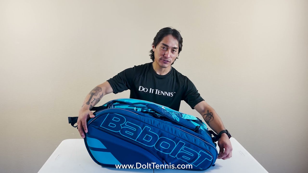 Babolat Pure Drive 10th Gen Blue Racquet Holder x12 Tennis Bag