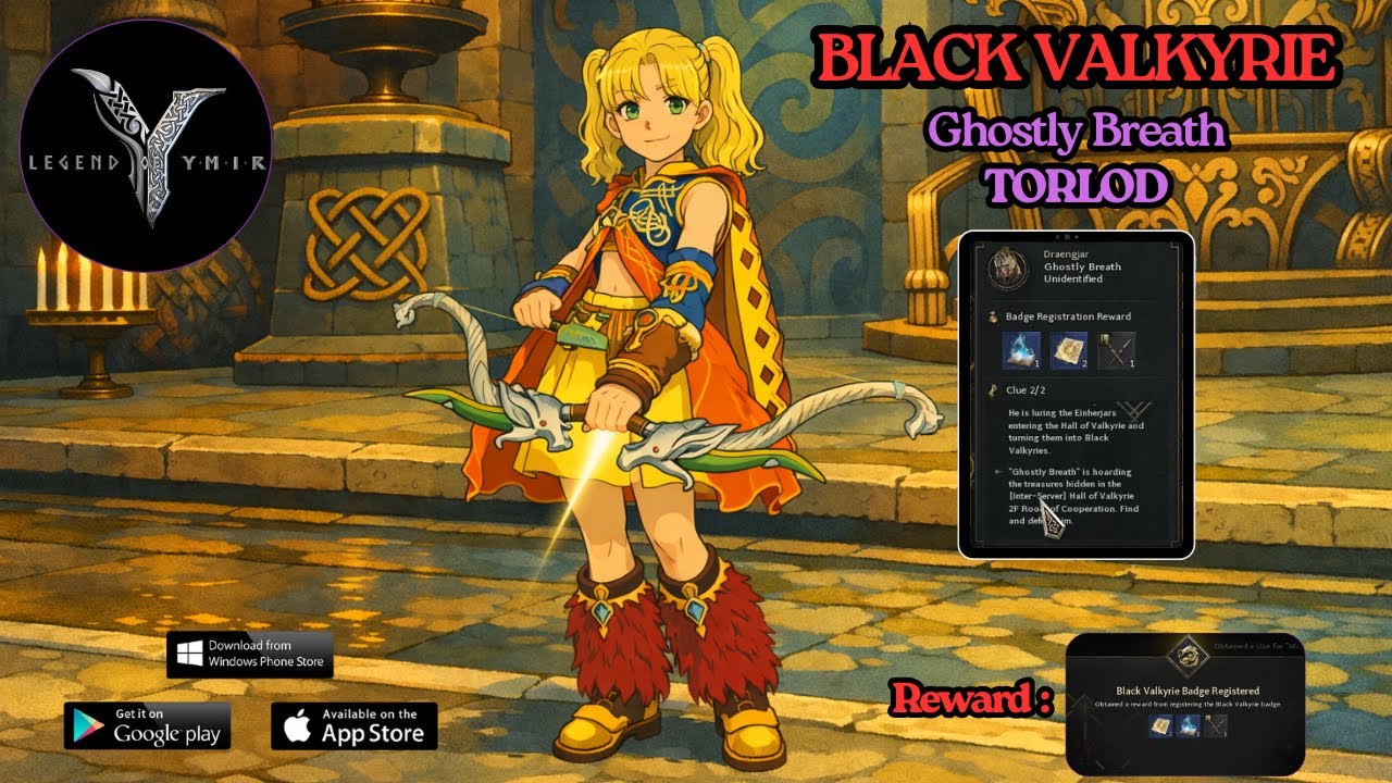 BLACK VALKYRIE : Ghostly Breath TORLOD #legendofymir #f2p #p2e #games #gameplay #mmorpg