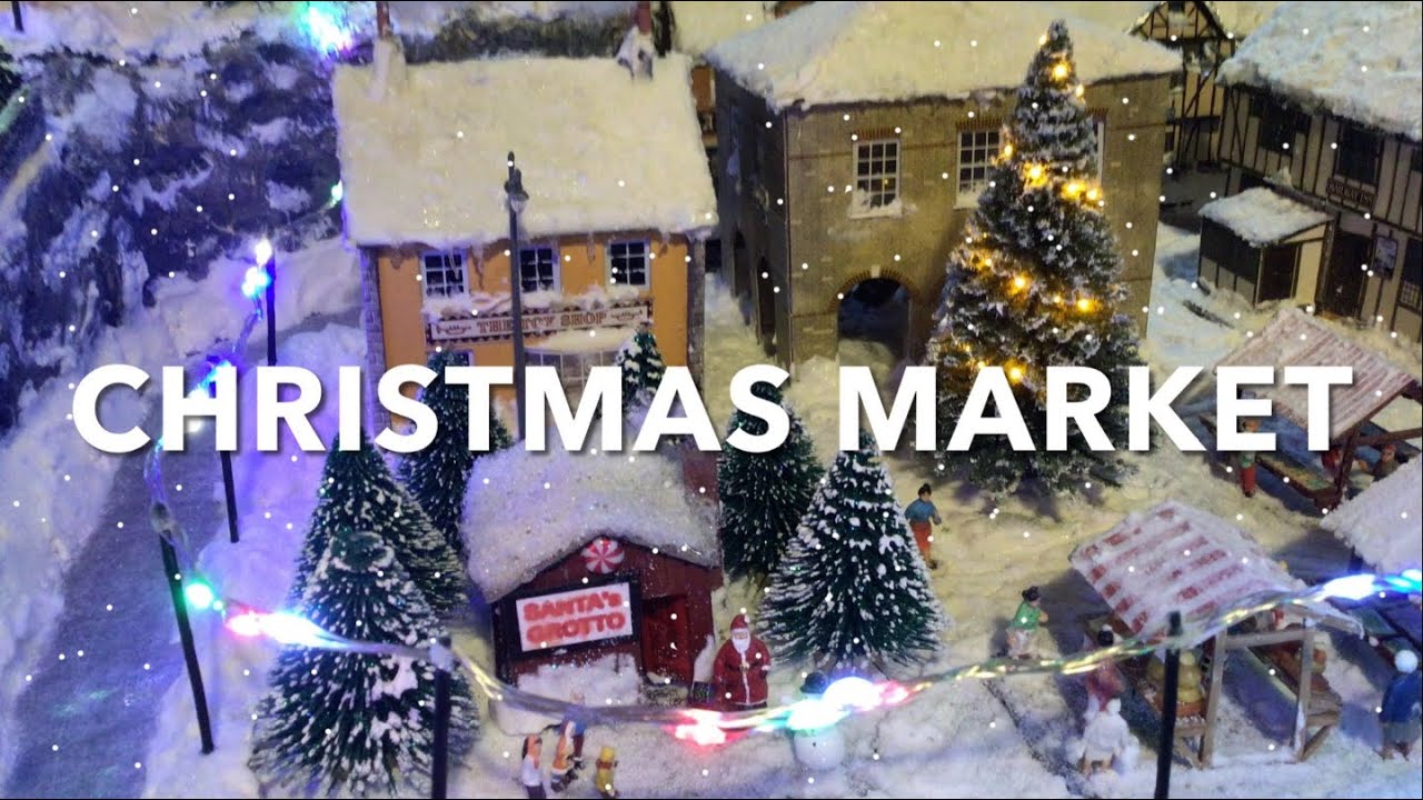 MODELLING A CHRISTMAS MARKET - WINTER MAGNORAIL VILLAGE DIORAMA (VIDEO 4)