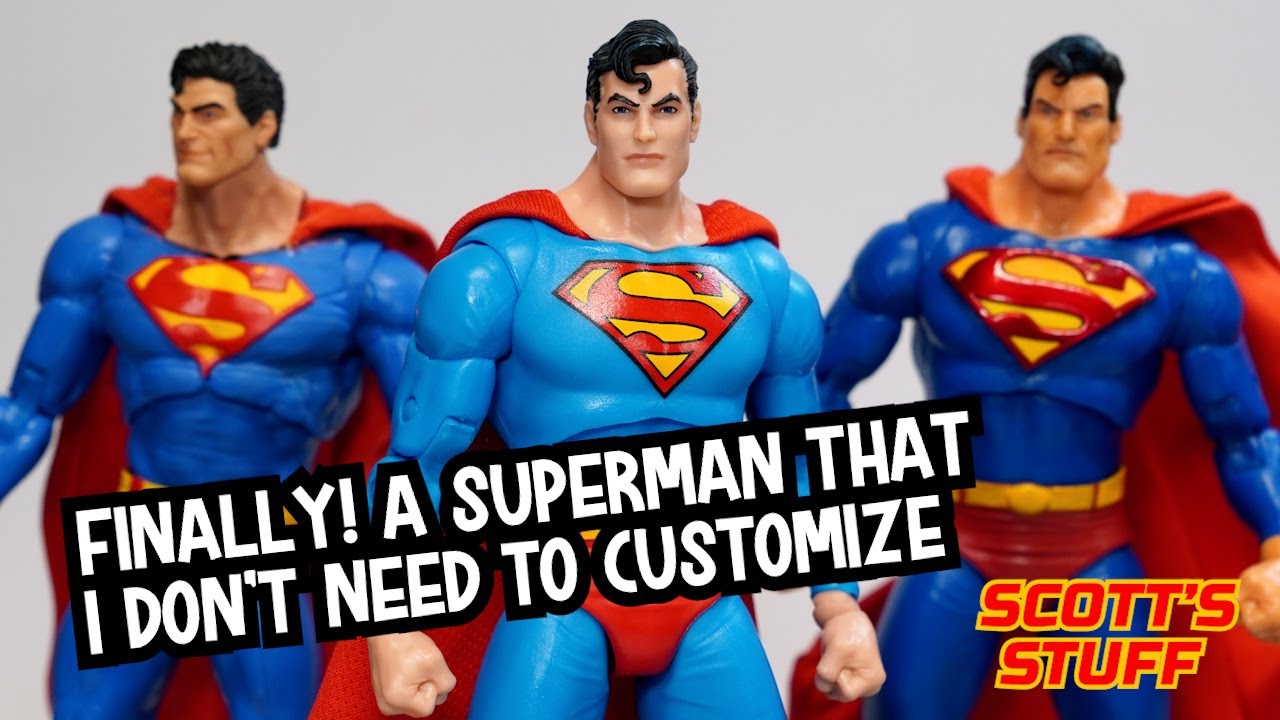Comparing All My Custom Supermen to the New DC Multiverse Silver Age Superman