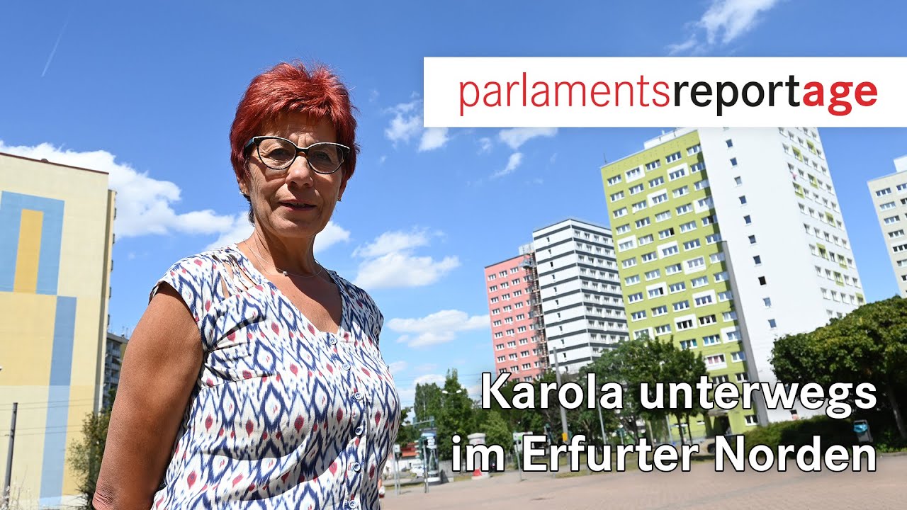Karola Stange auf Sommertour in Erfurt &ndash; Rieth, Roter Berg & Moskauer Platz (4K, UT)