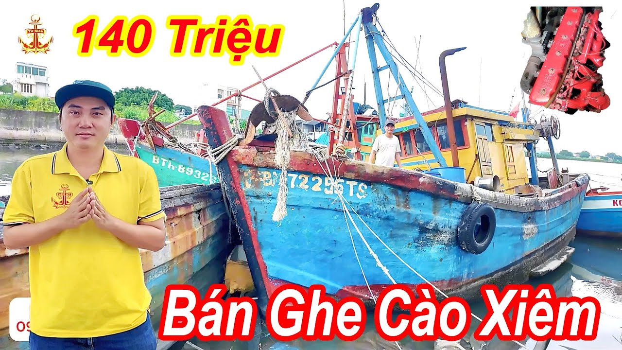 Bán Ghe Cào Xiêm Vũng Tàu 140 Triệu || Ghe Thu Nợ Có Thương Lượng