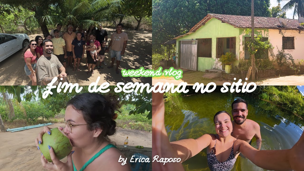 Fim de Semana no Sítio 🌿💛 Viagem ao Brasil