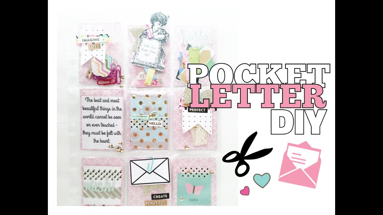 How To Make A Pocket Letter DIY