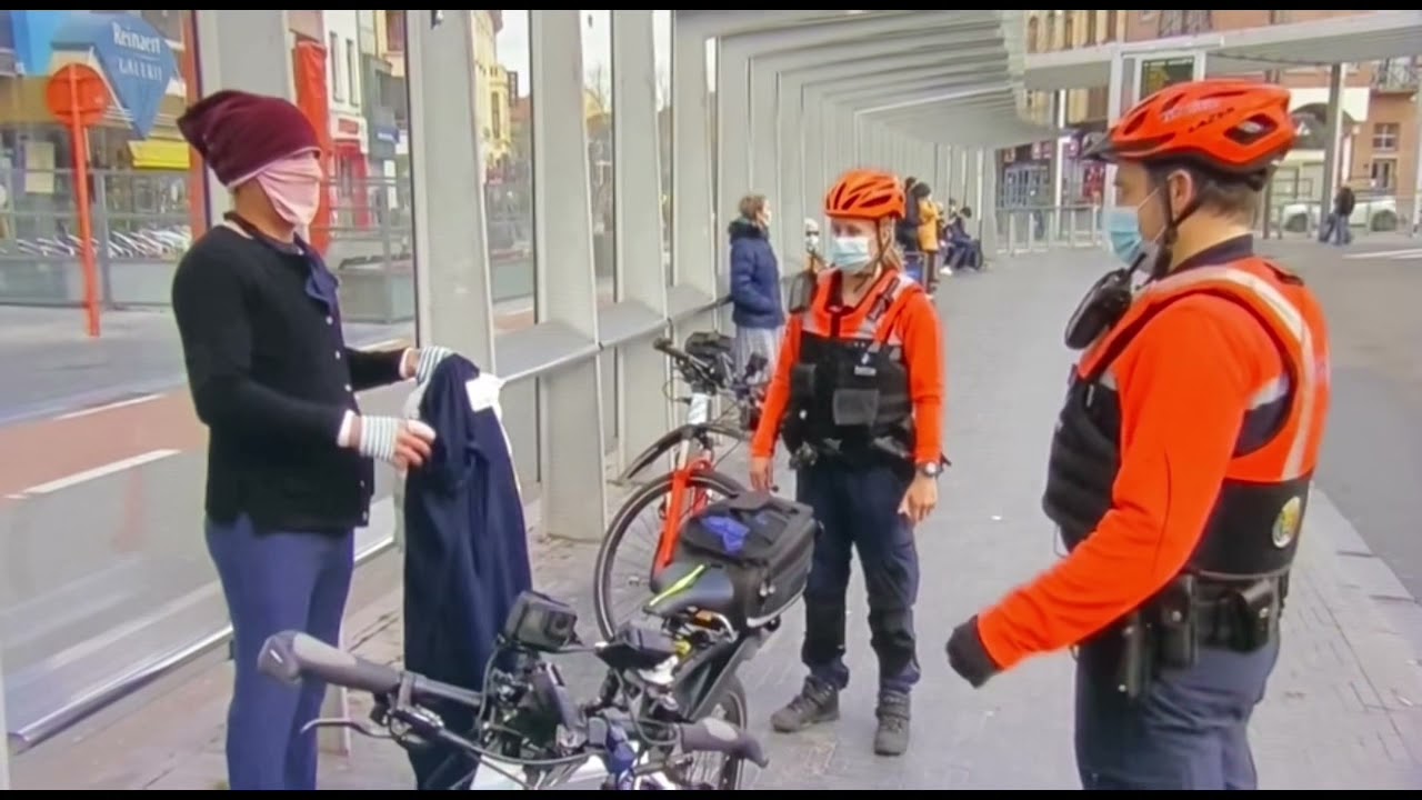 Alloo verkeerspolitie mondmasker