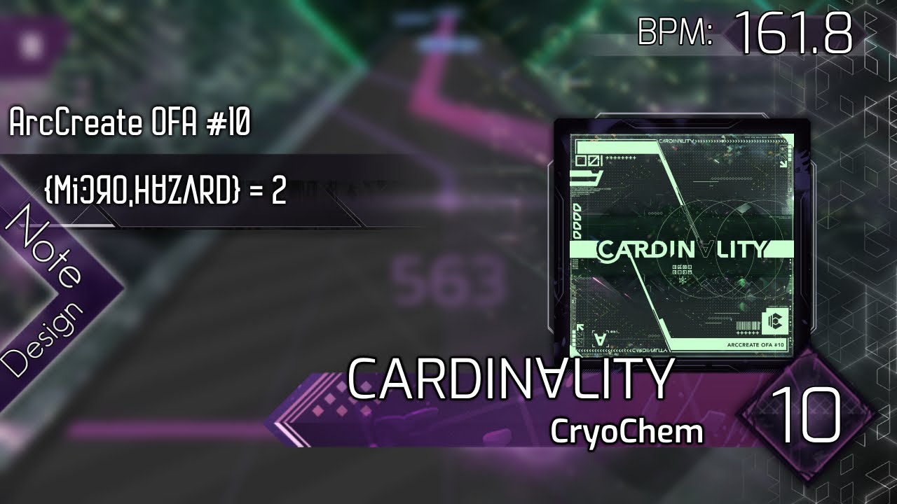 [ArcCreate/Arcaea Fanmade] CARDIN∀LITY - FTR 10 (OFA#10)