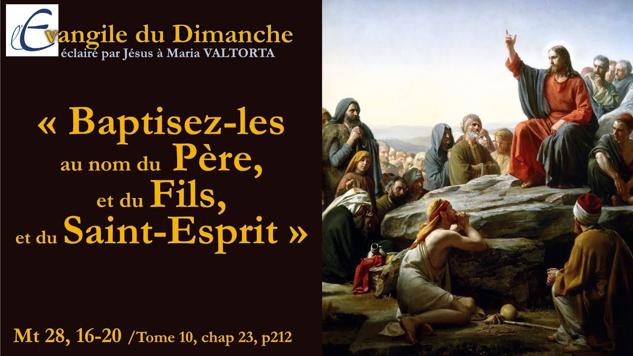 Maria Valtorta : Evangile du dimanche - Dimanche 27 Mai