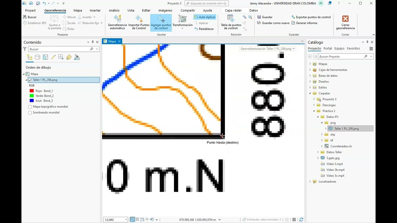 3a. Georreferenciar una plancha en ArcGIS Pro