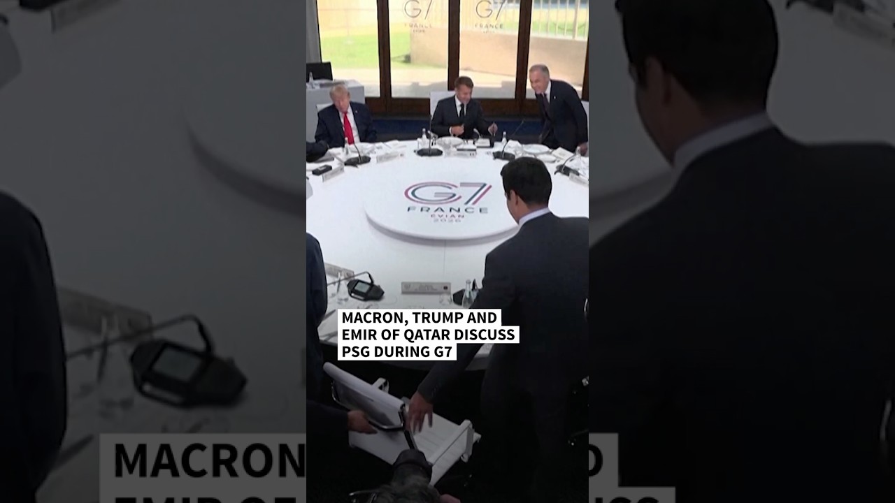 Macron, Trump and Emir of Qatar discuss PSG during G7 | AFP