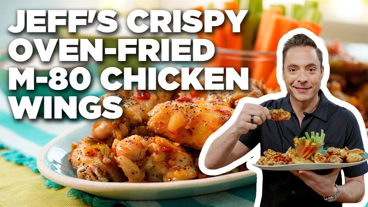 Jeff Mauro's Crispy Oven-Fried M-80 Chicken Wings | The Kitchen | Food Network