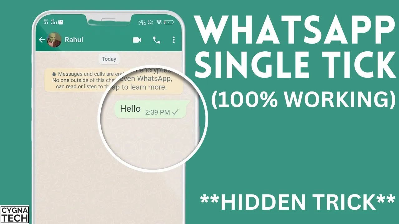 How To Show One Tick On WhatsApp For Android | WhatsApp Single Tick Only (100% Only Working Trick)