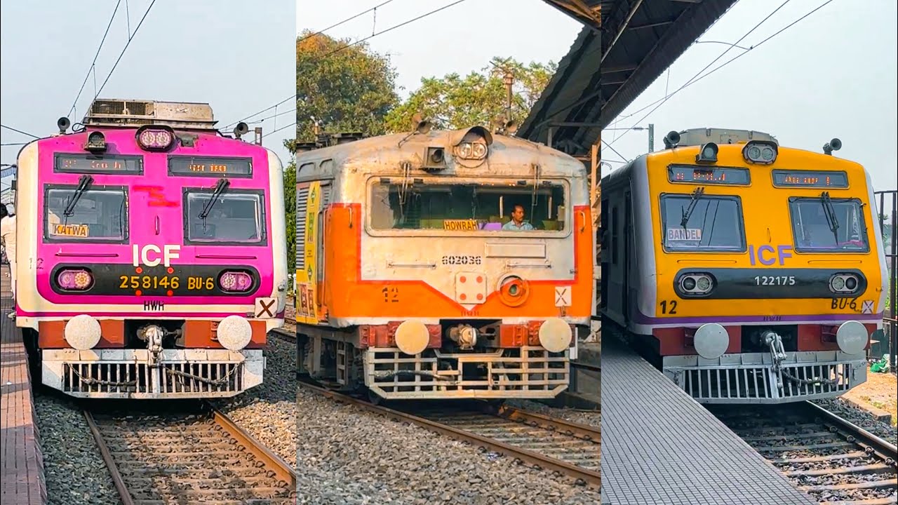🔥Ultimate CRAZY Train Mix | Local Trains of Howrah - Katwa line.