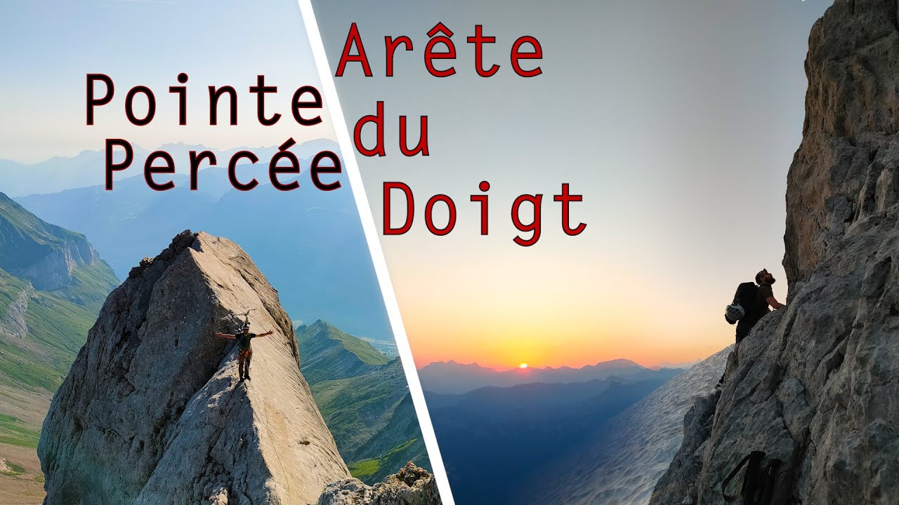 Arête du doigt - Pointe Percée (Aravis)