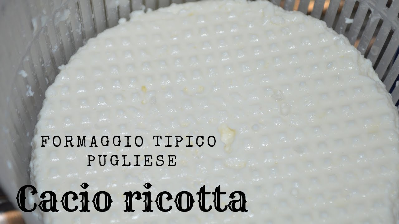 Cacio ricotta || Formaggio tipico pugliese