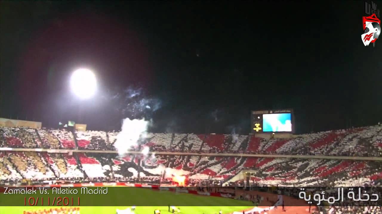 Ultras White Knights Intro in Zamalek Vs. Atletico Madrid