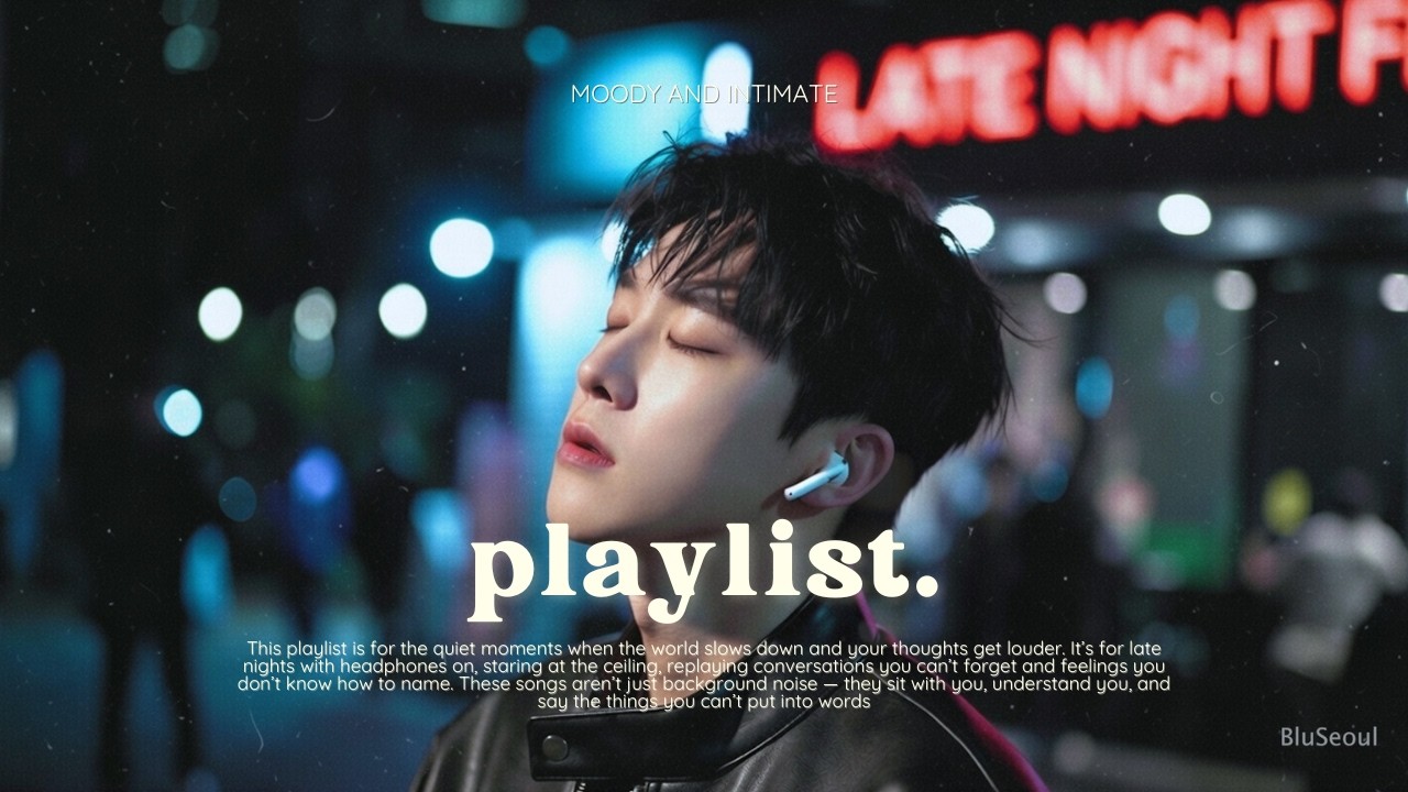 [Playlist] 늦은 밤 감성 – 공부와 한밤중 드라이브를 위한 부드러운 칠 힙합 & R&B 믹스
