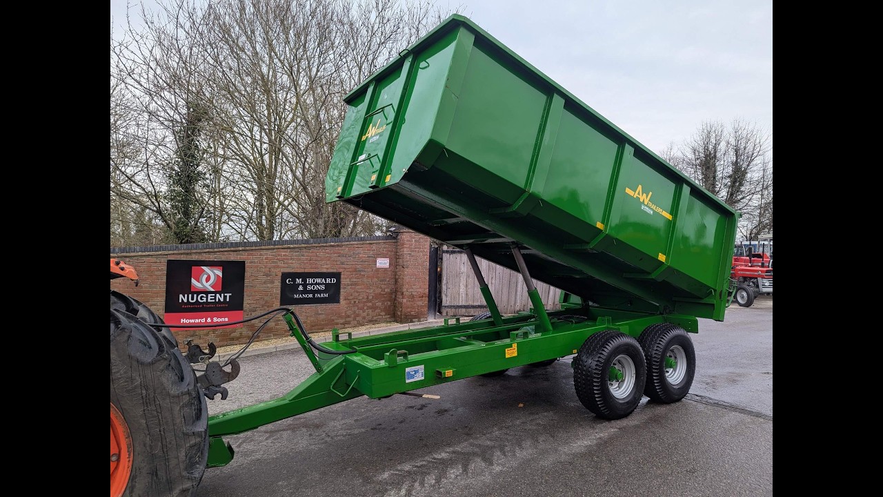 AW TRAILERS M8 TIPPING TRAILER (2011) WALKAROUND