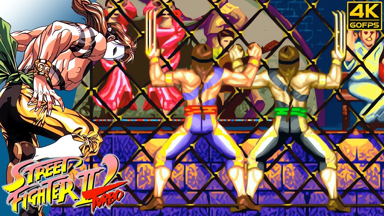 Street Fighter II Turbo - Vega (Arcade / 1992) 4K 60FPS