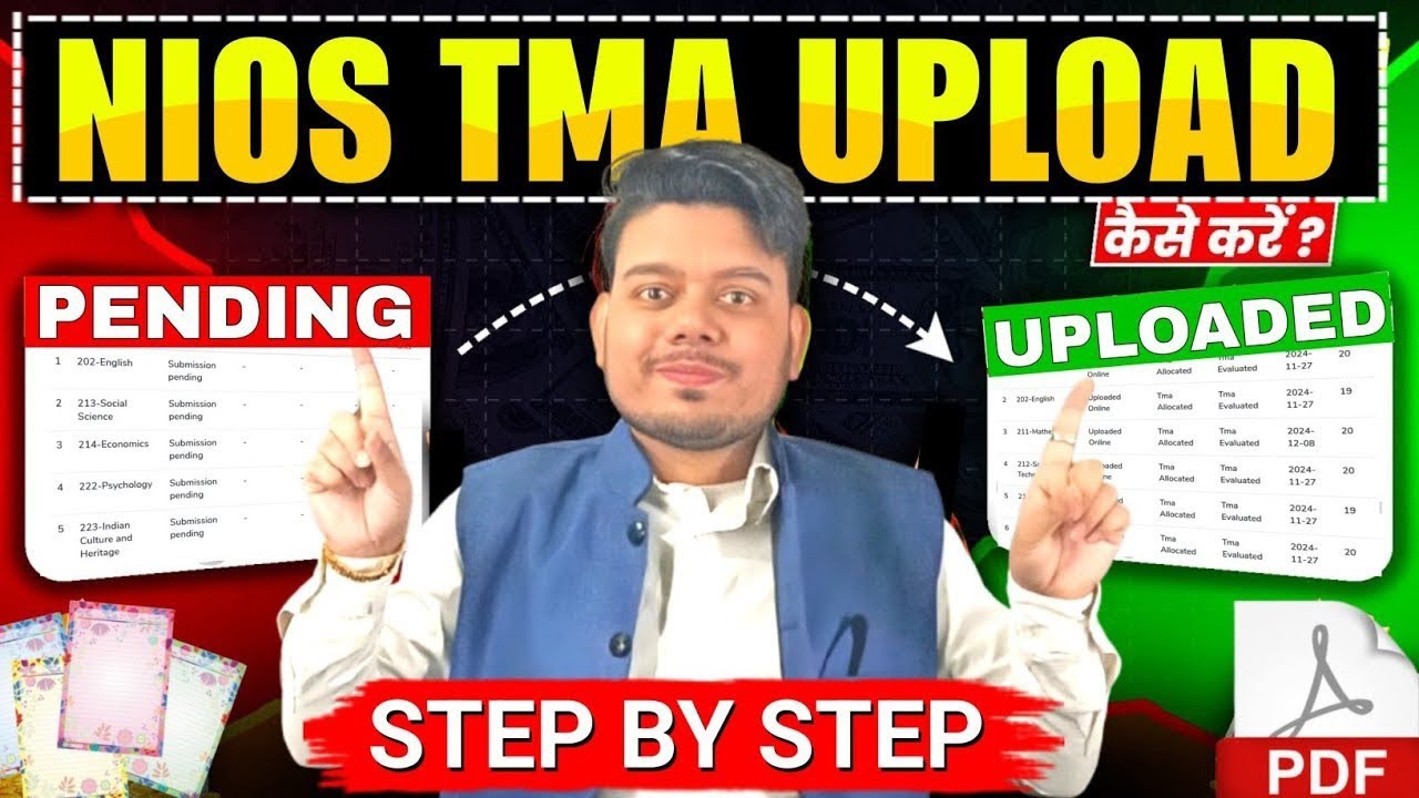 Nios TMA April 2026 Upload Step by Step | Nios TMA Upload Online | How to Upload Nios TMA Online