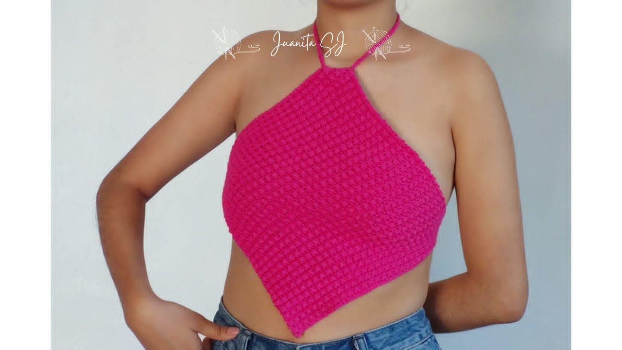 TOP TEJIDO A CROCHET PASO A PASO / CÓMO TEJER TOP PARA PRINCIPIANTES