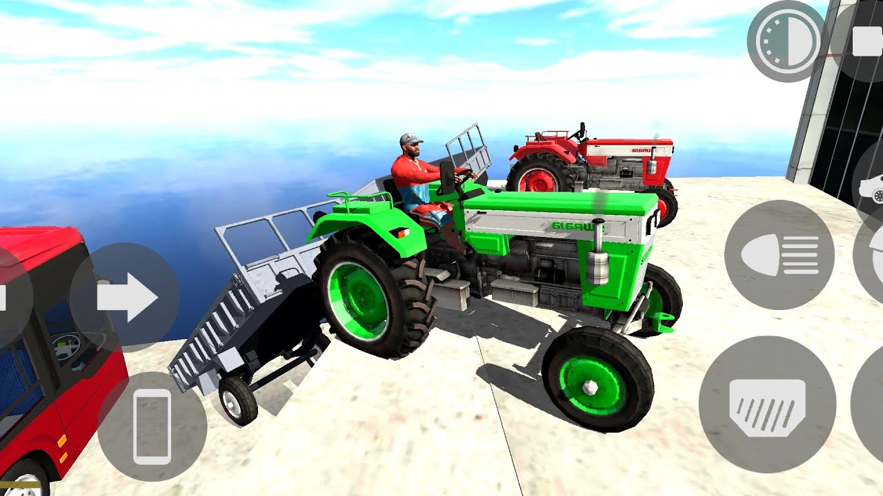 Franklin parked his tractor on top of the building in 💥😱 Indian Bike Driving 3D ❌⭕❌ #gameplay 