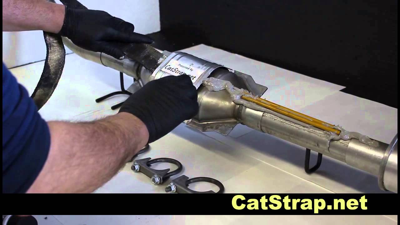 Prevent catalytic converter theft with Catstrap