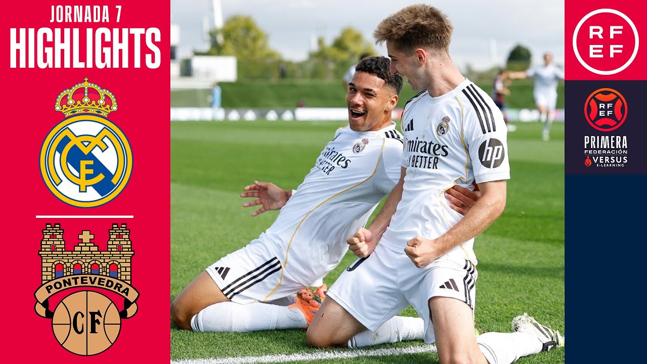 Resumen #PrimeraFederaci&oacute;n | RM Castilla 1-0 Pontevedra CF | Jornada 7 | Temporada 2025/26