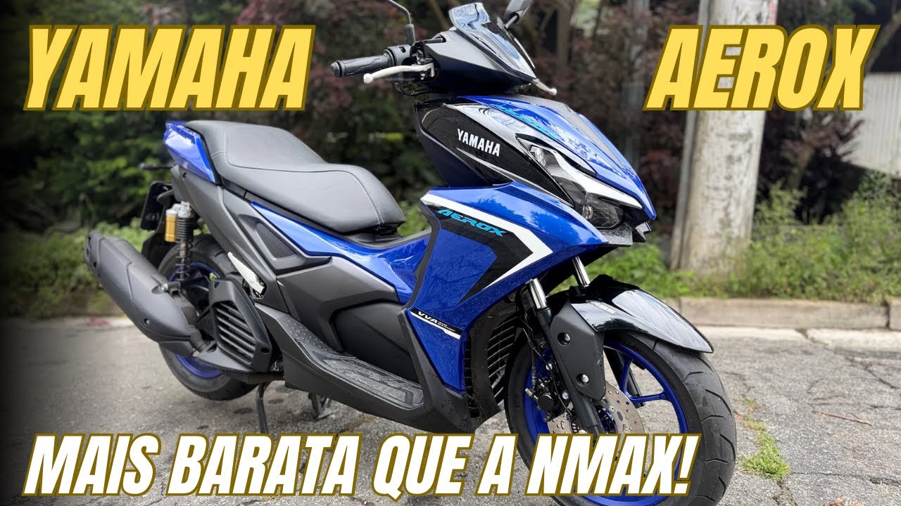 SCOOTER BARATA DA YAMAHA! Aerox é preço de Biz e mecânica da NMAX 