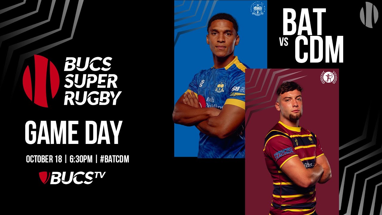 Bath  vs Cardiff Met | LIVE BUCS Super Rugby