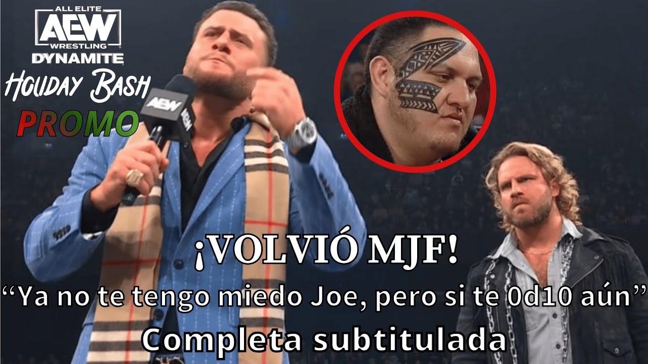 ¡MJF DESTRUYE AL MICRÓFONO A JOE, HANGMAN Y SWERVE! | Promo subtitulada AEW Dynamite 17/12/2025